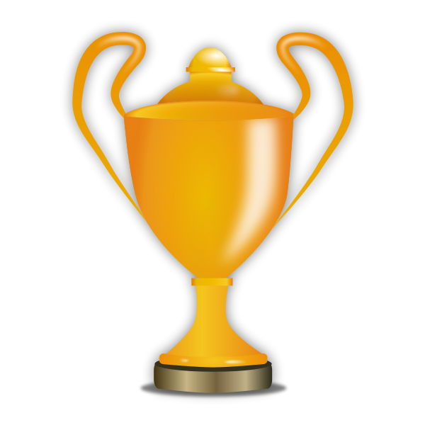 SVG Award trophy vector illustration