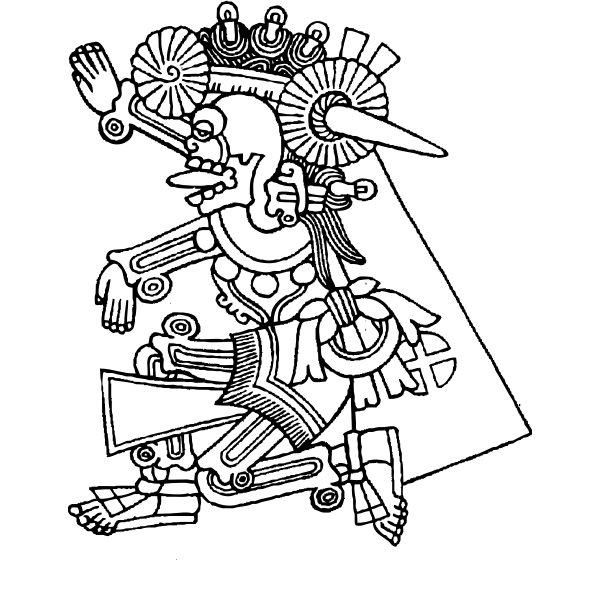 SVG Aztec god