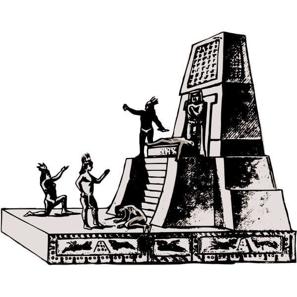 SVG Aztec ritual