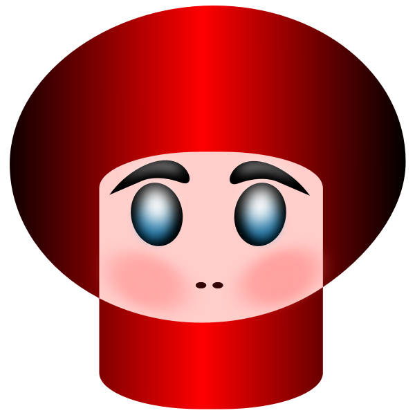 SVG Babushka portrait vector image