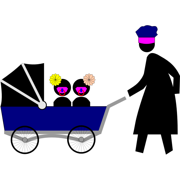 SVG Baby carriage icon