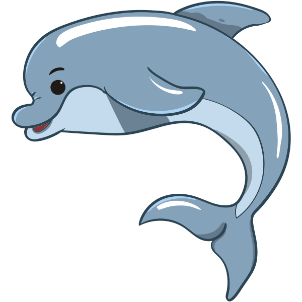 SVG Baby dolphin