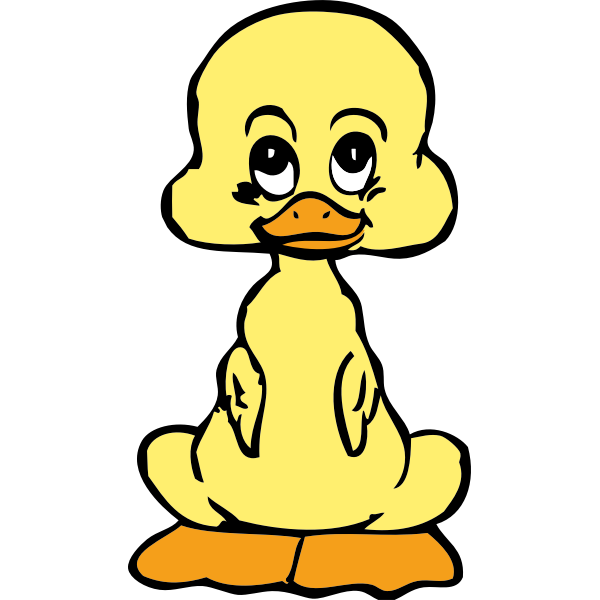 SVG baby duck
