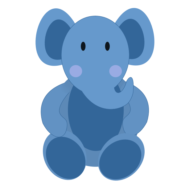 SVG Baby Elephant Toy