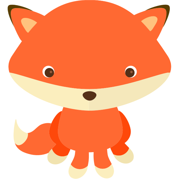 SVG Baby fox