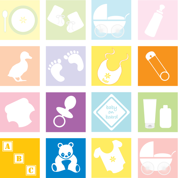 SVG Baby Icons and Symbols