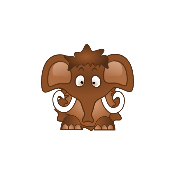 SVG Baby Mammoth