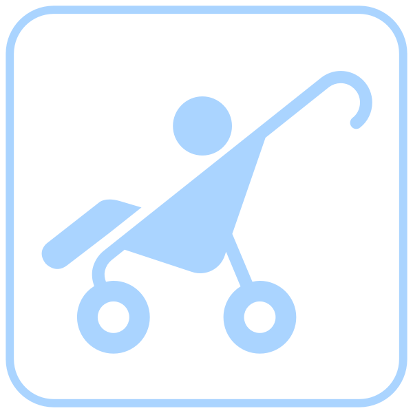 SVG Baby stroller icon