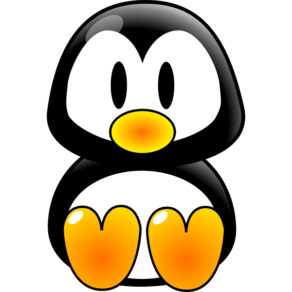 SVG Baby Tux