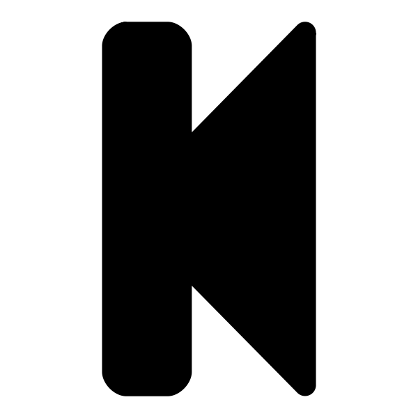 SVG Back and pause symbol