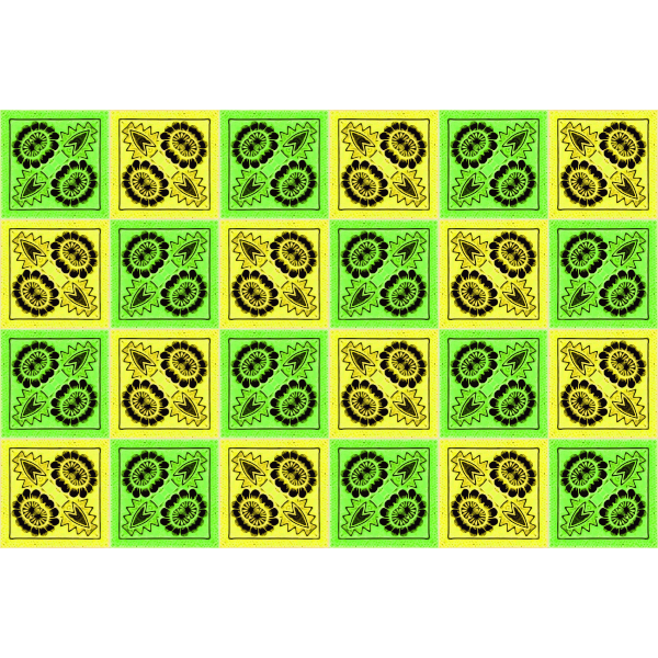 SVG Background pattern in yellow and green