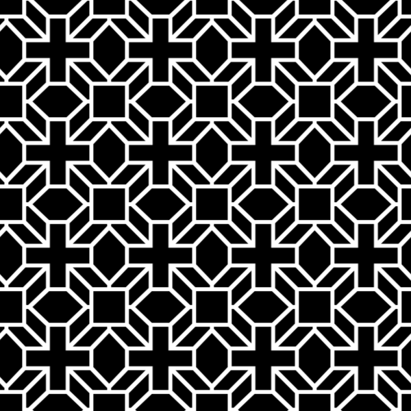 SVG Background pattern with black crosses