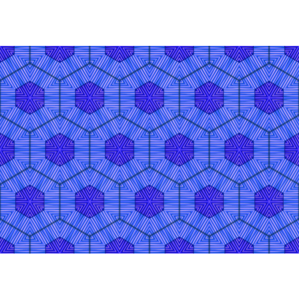 SVG Background pattern with blue hexagons
