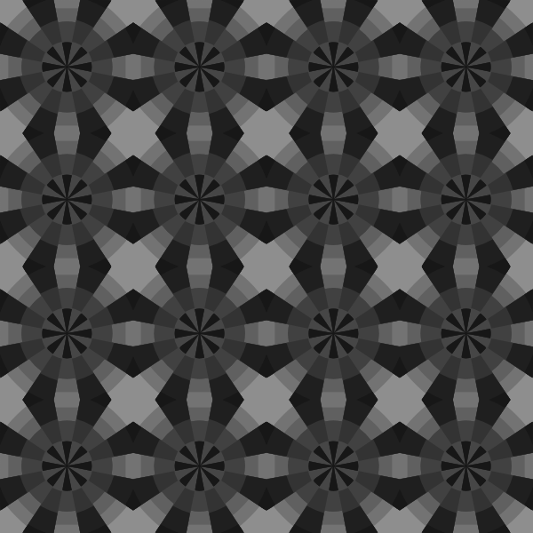 SVG Background pattern with flowers and circles