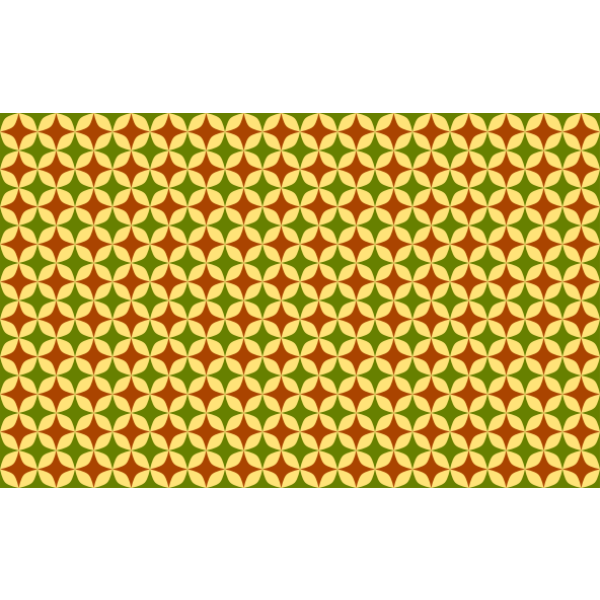 SVG Background pattern with green and orange stars