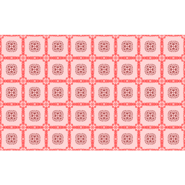 SVG Background pattern with leaves and squares