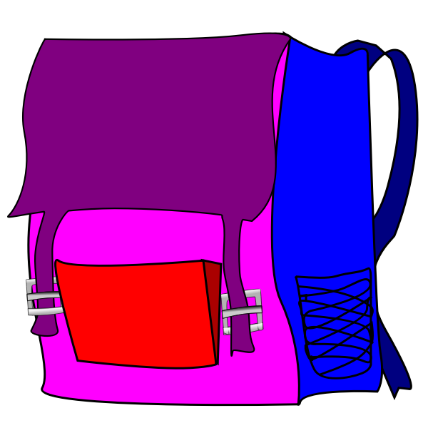 SVG Backpack vector image