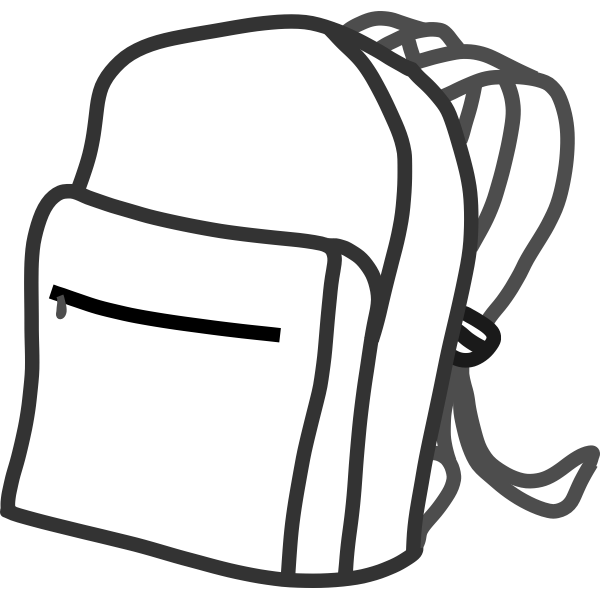 SVG Backpack vector image