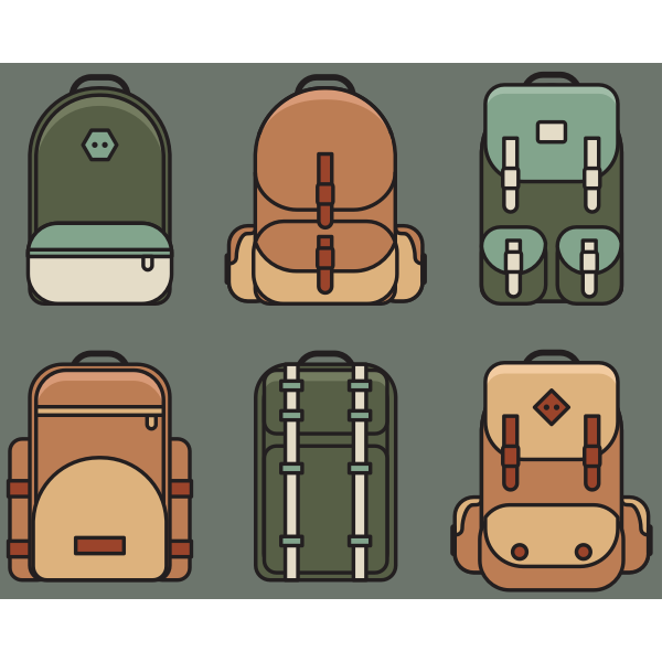 SVG Backpacks set