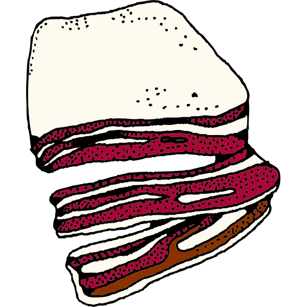 SVG Bacon vector illustration