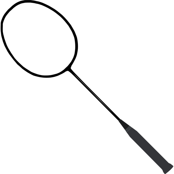 SVG Badminton racket