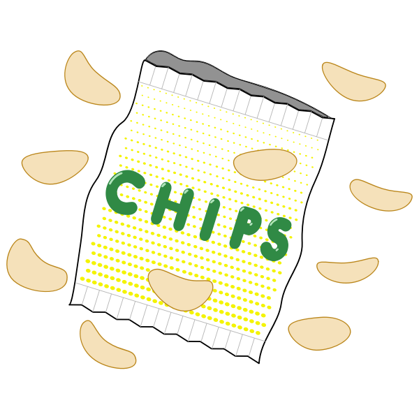 SVG Bag of chips