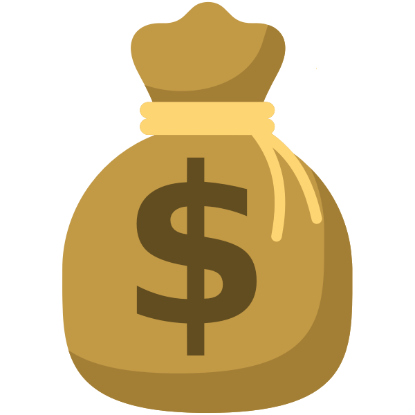 SVG Bag of dollars