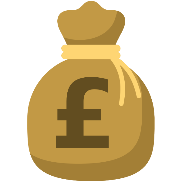 SVG Bag of pounds