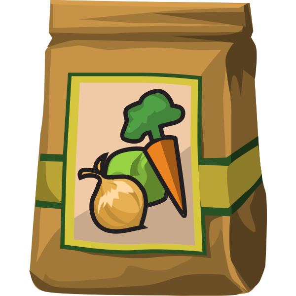 SVG Bag of vegitables
