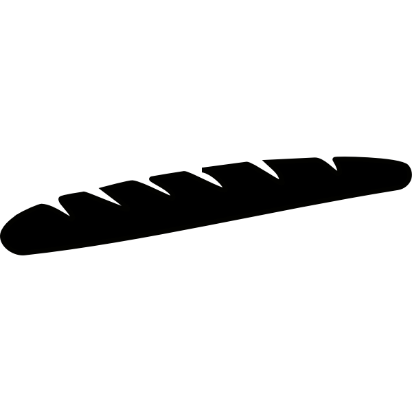 SVG Baguette silhouette