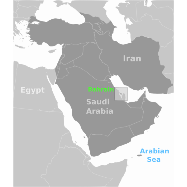 SVG Bahrain location image