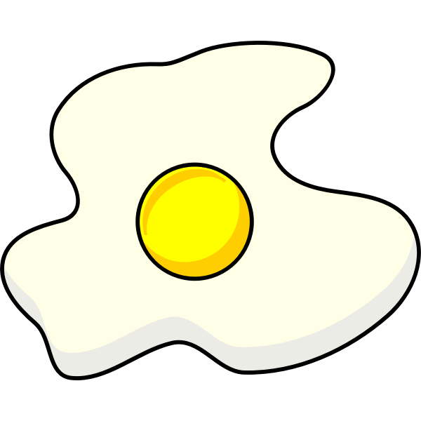 SVG Baked egg