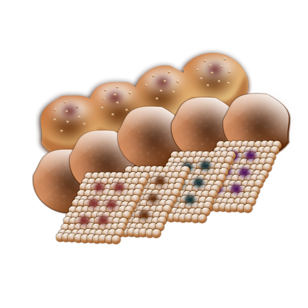 SVG Baked sweets vector illustration