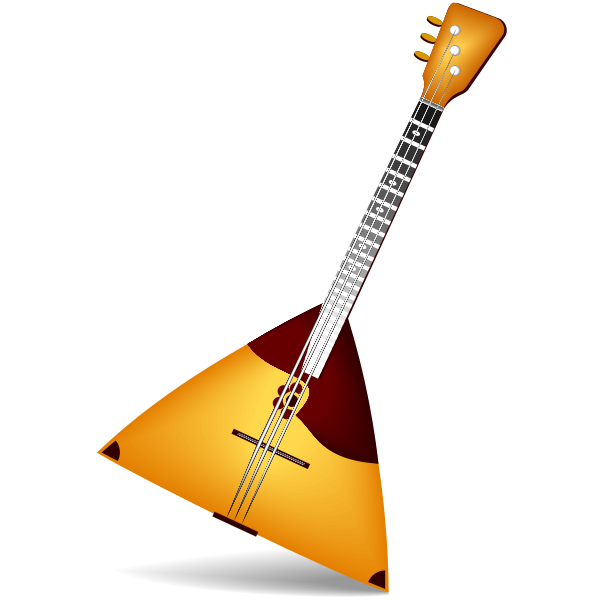 SVG Balalaika vector drawing