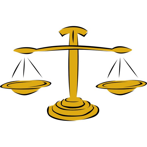 SVG Balance scale vector image