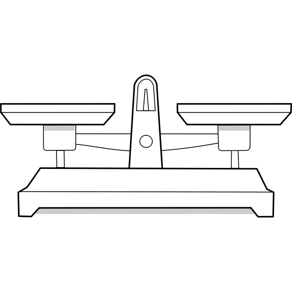 SVG Balanced scale