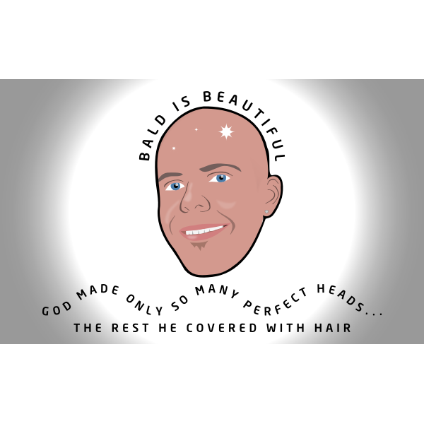 SVG Bald Is Beautiful
