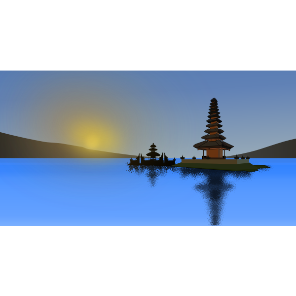 SVG Bali shore image