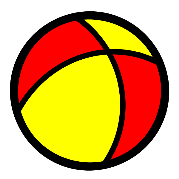 SVG Ball icon vector drawing