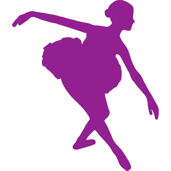 SVG Ballerina in pink