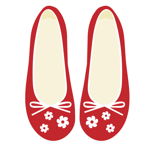 SVG Ballerina shoes