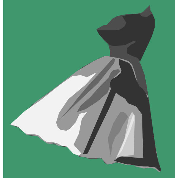 SVG Ballet dress vector clip art