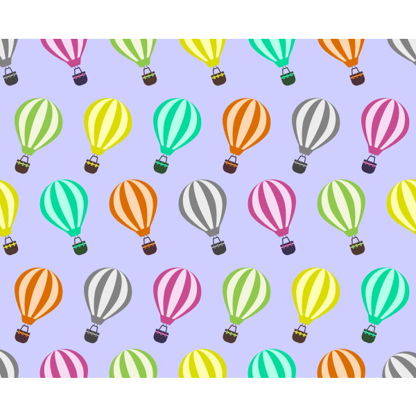 SVG Balloon pattern vector image