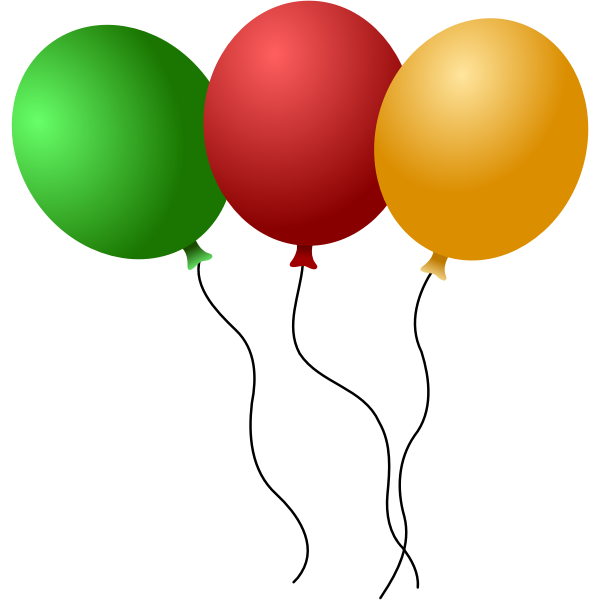 SVG Balloons vector illustration