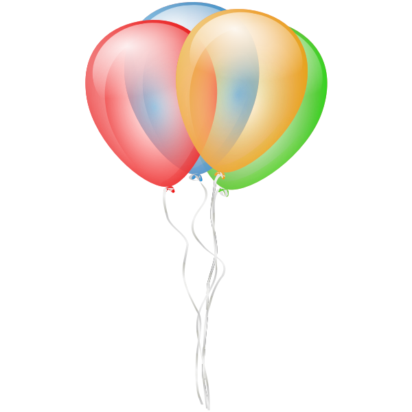 SVG Balloons vector image
