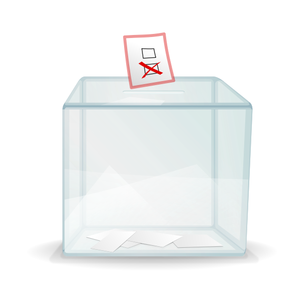 SVG Ballot box vector clip art
