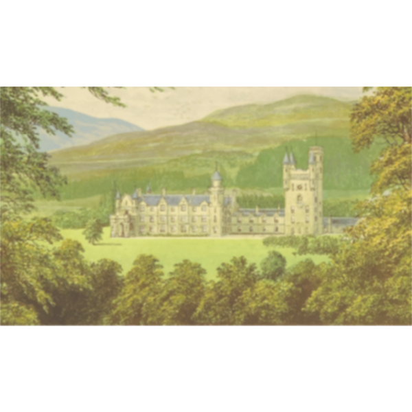 SVG Balmorral Castle vector graphics