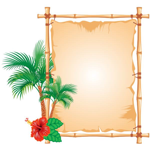 SVG Bamboo frame