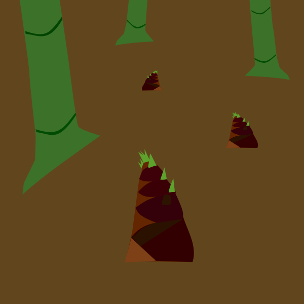 SVG Bamboo shoot has come