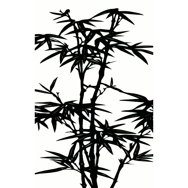 SVG Bamboo tree vector graphics
